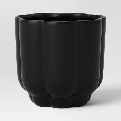 Scallop Planter Black - Room Essentials™