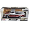 1966 Chevrolet C10 Fleetside Truck Silver Metallic w/Brown Sides "American Classics" Series 1/24 Diecast Model Car by Motormax - 3 of 3