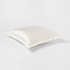 24"x24" Luxe Euro Sateen with Velvet Trim Decorative Pillow - Threshold™ - 3 of 4