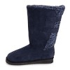 MUK LUKS Women's Jean Boots, Navy, 10 - 3 of 4