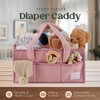 Babylicious Baby Diaper Caddy, Newborn Changing Table Organizer for Wipes and Diapers - 2 of 4