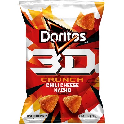 Doritos 3D Crunch Chili Cheese Nacho - 6oz