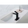 ALEXOUN Waterfall Spout Bathroom Faucet,Single Handle Bathroom Vanity Sink Faucet - 4 of 4