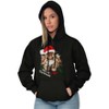 Cute Santa Cat Meowy Christmas Pun Hoodie Sweatshirt Women Men Brisco Brands - 3 of 4