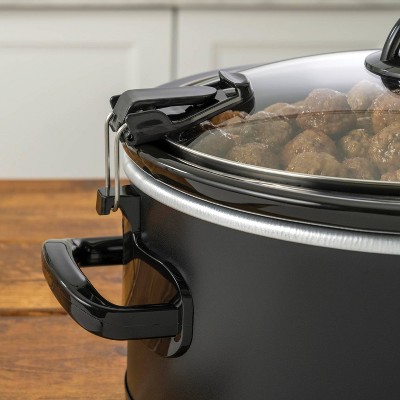 Crock-Pot 6qt Programmable Cook &#38; Carry Slow Cooker Black SCCPVLF605-B