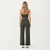 Anna-Kaci Active Women's High Waist Wide Leg Sweatpants with Ruffle Hem Detail - 3 of 4