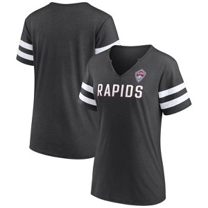 MLS Colorado Rapids Women's Split Neck Team Specialty T-Shirt - 1 of 3