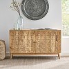 Versatile Wood Storage Cabinet with Doors,Kitchen Furniture with Storage,Sideboard Cabinets for Dining Room or Living Room-Maison Boucle - 3 of 4