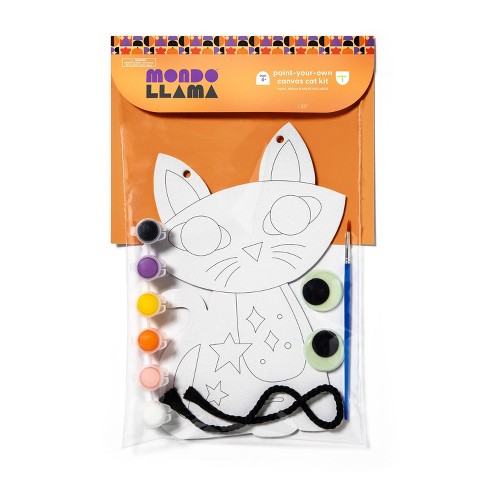 Halloween PYO Canvas Cat Kit - Mondo Llama™ - image 1 of 4