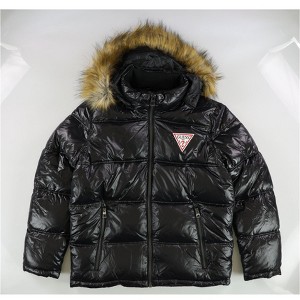 GUESS Mens Fur Hood Puffer Jacket - 1 of 2