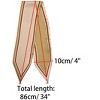 Allegra K Women's Skinny Ribbon Neck Scarf 34x4 inches(LxW) - 3 of 4