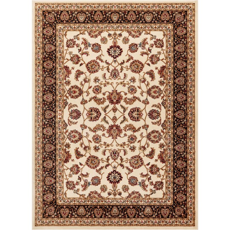 Noble Sarouk Persian Floral Oriental Formal Traditional Area Rug, 1 of 7