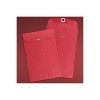 JAM Paper 6x9 Open End Catalog Colored Envelopes w/Clasp Closure Red Recycled 87881A - 4 of 4