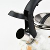 SharpChef Whistling Stovetop Tea Kettle,Food Grade Stainless Steel, Cool Touch Ergonomic Handle, Fast Boil, for Gas, Electric, and Glass Ranges - 3L - 4 of 4