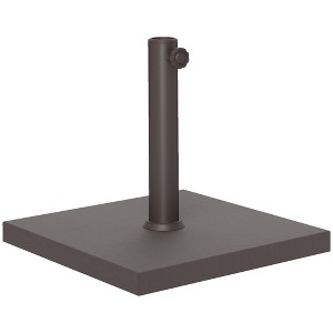 Outsunny Patio Umbrella Base, 32 lbs Concrete Heavy Duty Umbrella Base Patio Umbrella Holder for 1.5"/1.9" Umbrella Poles - 1 of 4