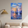 Art Remedy Night Sea Breeze Sailing Wall Art Unframed - 2 of 4