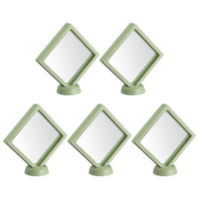 Unique Bargains ABS frames Flexible TPU film 3D Jewelry Boxes 5 Pcs