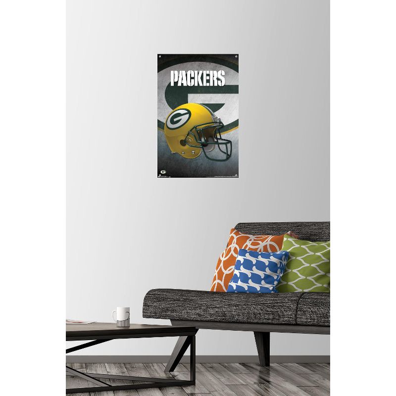 Trends International NFL Green Bay Packers - Helmet 16 Unframed Wall Poster Prints, 2 of 7