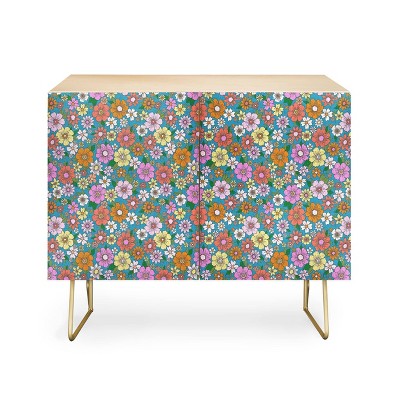 Schatzi Betty Floral Credenza - Deny Designs