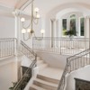 PAKOKULA Modern 6-Light Dimmable Gold Chandelier-Sputnik Ceiling Light with White Frosted Glass - 4 of 4