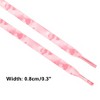 INSPIRE CHIC Flat Heart Printed Shoe Lace for Sneakers Athletic 1 Pair - 3 of 4