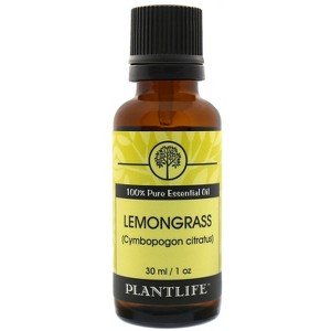 Plantlife Lemongrass Aromatherapy Essential Oil - Straight from The Plant 100% Pure Therapeutic Grade - No Additives or Filters - 1 of 3