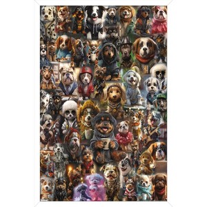 Trends International Lococo Licensing - Puppy Kingdom Framed Wall Poster Prints - 1 of 4