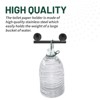 Cobbe Matte Black Toiler Paper Holder Wall Mount, Double Post Pivoting Toilet Paper Roll Holder for Bathroom, SUS 304 Stainless Steel - 3 of 4