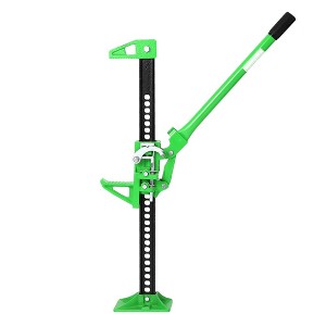Orieon 33" Farm Jack 3 Ton Heavy Duty, 6600 lbs High Lift Off-Road Utility Ratcheting Jack for Car/Truck/ATV/SUV, Green. - 1 of 4