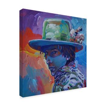 Trademark Fine Art -Howie Green 'Bob Dylan S' Canvas Art