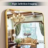 Beautyolove 64"L x 21"W Rounded Corner Aluminum Frame Full Body Floor Mirror - 3 of 4