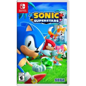 Sonic Superstars – Nintendo Switch Game – 2D Action Platformer + Chaos Emerald Powers + 4-Player Co-Op Adventure - 1 of 4