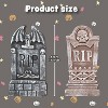 Joyfy 5pcs 17" Halloween Foam RIP Graveyard Tombstones with 12 Metal Stakes, Halloween Tombstones Cemetery Decorations for Haunted House Yard Lawn - 3 of 4