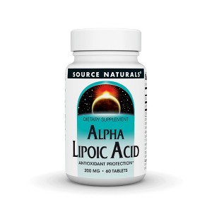 Alpha Lipoic Acid 200mg by Source Naturals, Inc.  -  60 Tablet - 1 of 3