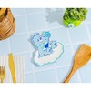 Silver Buffalo Care Bears Holiday Grumpy Bear Sculpted Ceramic Trinket Tray Dish - 3 of 4