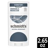 Schmidt's Charcoal + Magnesium Aluminum-Free Natural Deodorant Stick - 2.65oz
