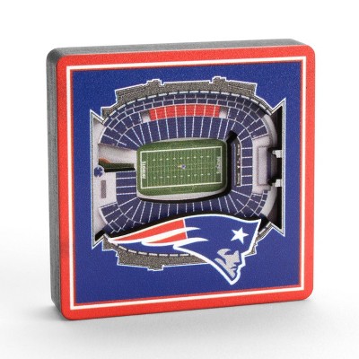 NFL New England Patriots 3D Stadium View Magnet