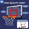 Office Basketball Hoop Over Door Mini Goal with 4 Balls for Teens Adults and Kids - 3 of 4