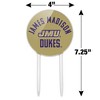 James Madison University Dukes Acrylic Cake Topper Party Decoration for Wedding Anniversary Birthday Graduation - 2 of 4