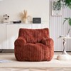 Soft Fluffy Corduroy Fabric Bean Bag Chair,Modern Bean Bag Chair,Bean Bag Chair For Bedroom-Cuddlewood - 2 of 4