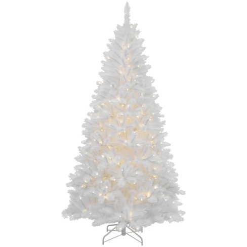 Northlight 7.5' Prelit Artificial Christmas Tree Sparkling White ...