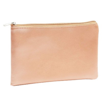 rose gold pouch bag