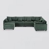 Modular Sectional Sofa, Oversized U Shaped Couch, Convertible Sleeper Sofa, 6 Seat Sofa with Chaise - Morden Fort - 2 of 4