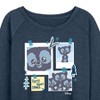 Women's - Disney - Harris, Hubbert & Hamish Lightweight French Terry Wide Neck Long Sleeve Shirt - 2 of 4