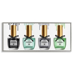 Stupell Industries Makeup Collection Nail Polish Black Framed Giclee Art - 1 of 4