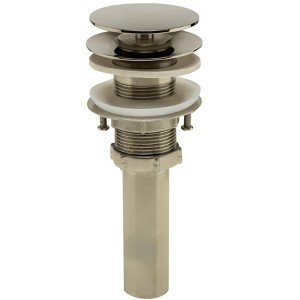 ALFI AB5009-PSS Polished Stainless Stainless Steel Pop Up Drain for Sink w/o Overflow - 1 of 4