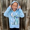 Disney Lilo & Stitch Girls French Terry Pullover Crossover Hoodie Little Kid to Big Kid - 4 of 4