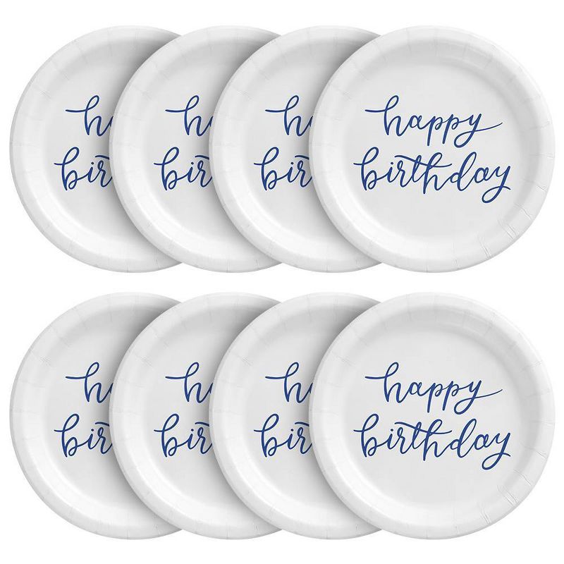 20ct Happy Birthday Lettering Snack Paper Plates - Spritz&#8482;, 2 of 3