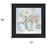 HomeRoots Pastel Peonies Pretties Black Framed Print Wall Art - 3 of 4