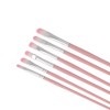 Unique Bargains Filbert Brush for Gouache Nylon Bristles with Aluminum Collar and Plastic Handle 6 Pcs - 3 of 3